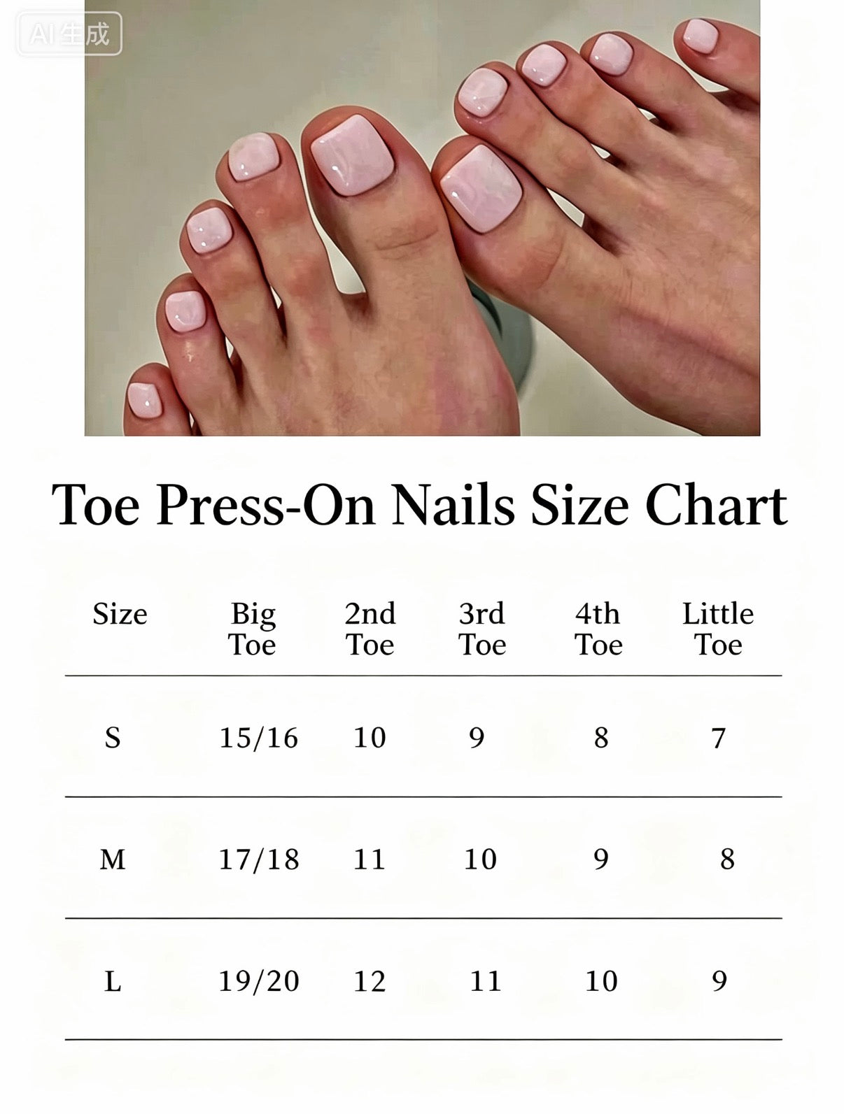 lucky Toe Press-on Nails open in live Global Shipping